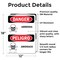 Signmission Ammonia - Amoniaco Danger Sign, Vinyl Decal, 12in W x 18in L, 2PK OS-2PACK-DS-D-1218-VS-1992 - alternate 5